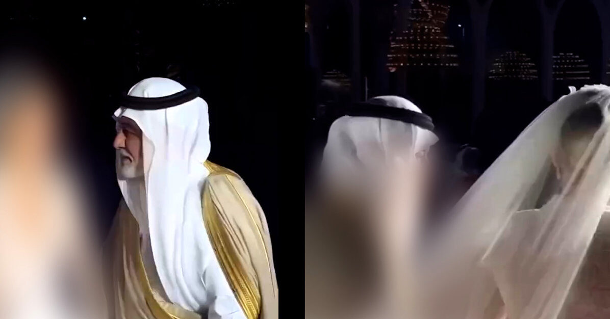 فیلم / دختر 20 ساله ایرانی عروس شیخ 70 ساله دبی ! / لباس زیبای عروس خانم و جذابیت دختر ایرانی