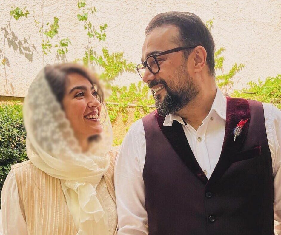 سلفی دونفره عاشقانه و زیبای سپند امیرسلیمانی و مونا کرمی تازه عروس و داماد سینمای ایران / ایشالا به پای هم پیر بشین + عکس