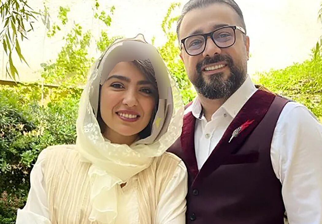 سلفی دونفره عاشقانه و زیبای سپند امیرسلیمانی و مونا کرمی تازه عروس و داماد سینمای ایران / ایشالا به پای هم پیر بشین ! + عکس