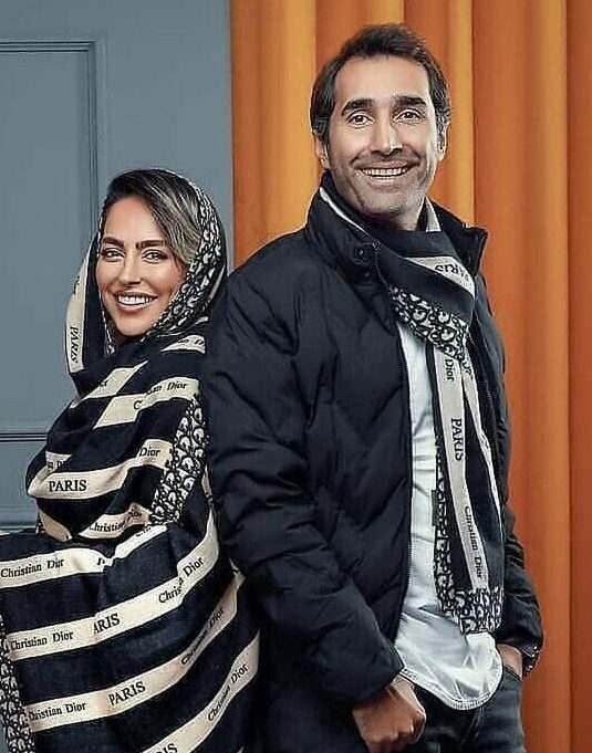 عکس عاشقانه هادی کاظمی و سمانه پاکدل بعد یک کوهنوردی حسابی / خدا شما رو برای هم آفریده !