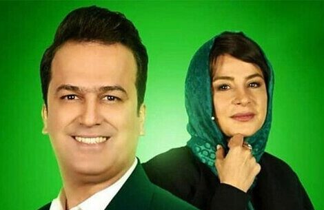 سکانس خنده دار برنامه شب آهنگی : نامزد بازی سیما تیرانداز و حامد آهنگی مقابل تماشاچی ها