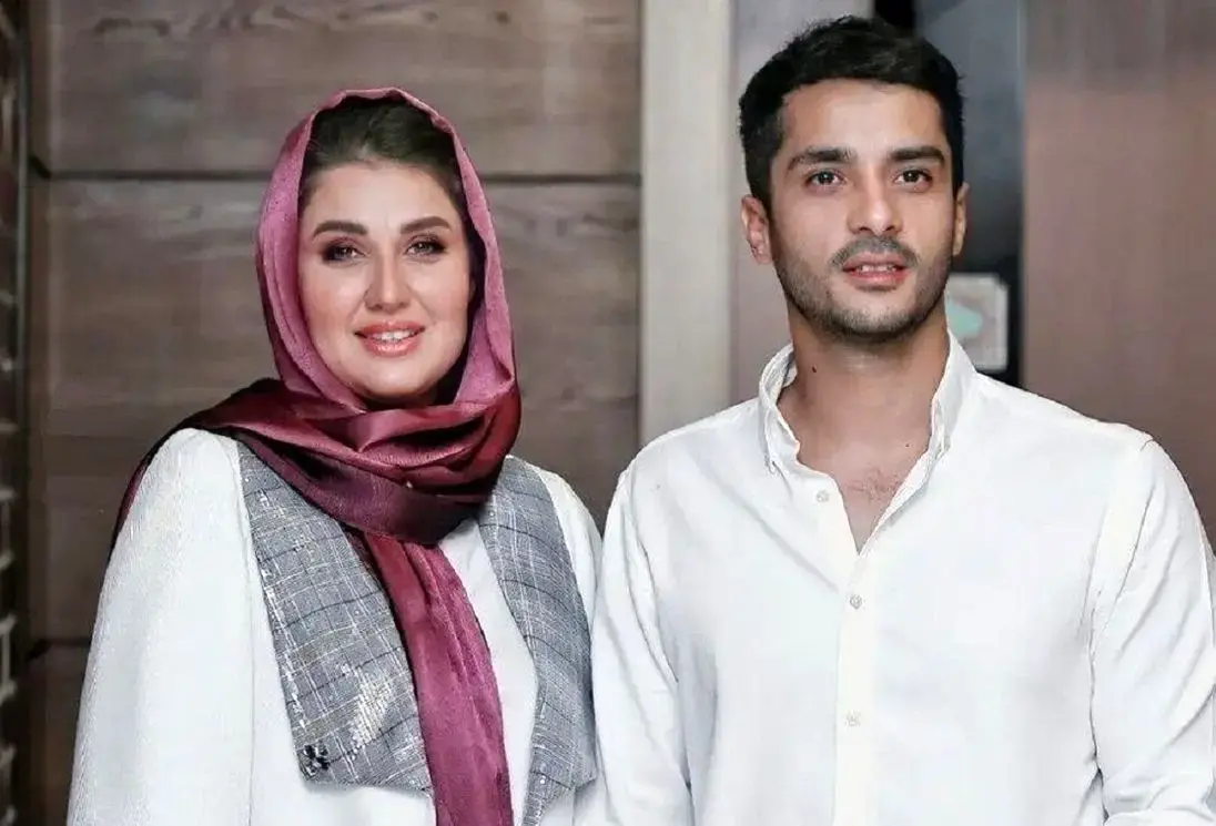 استایل شیک و جذاب دامادی ساعد سهیلی و رونمایی از دسته گل قرمز و زیبای گلوریا هاردی، همسر فرانسوی آقای بازیگر + عکس