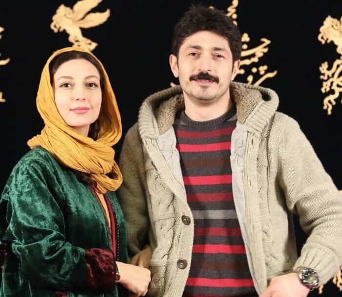 نگاهی به لباس عقدکنون حدیث میرامینی روشنک سریال دلنوازان و استایل دامادی همسرش با پاپیون / میز عقد ساده خانم بازیگر فقط قرآن و قلم دارد !