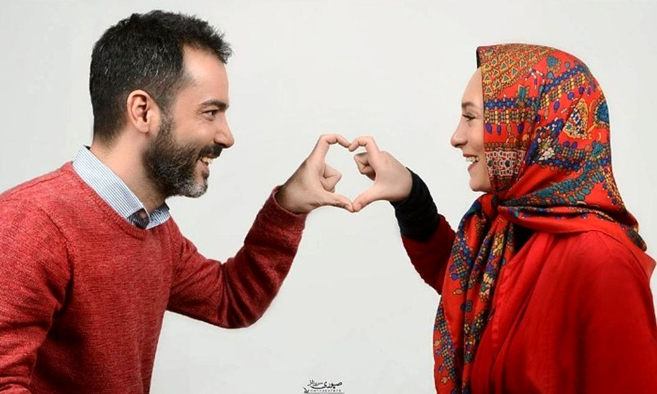 عکس زیباترین عاشقانه سحر ولدبیگی و نیما فلاح ! / خلاقیت خانم بازیگر در رونمایی از عشقش !