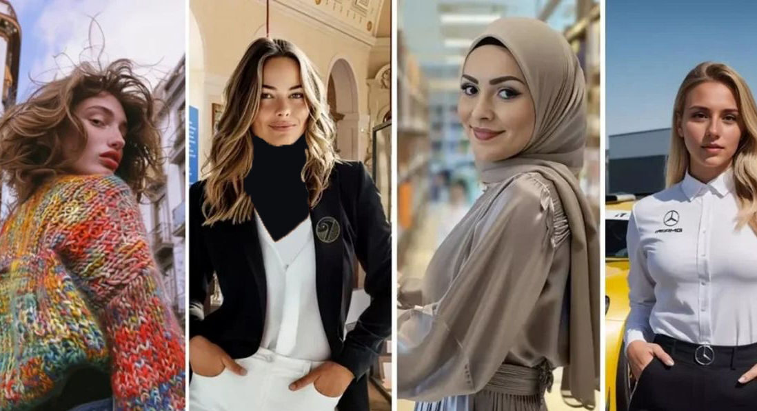 (تصاویر) با ۱۰ فینالیست اولین مسابقه زیبایی «دوشیزه هوش مصنوعی» آشنا شوید