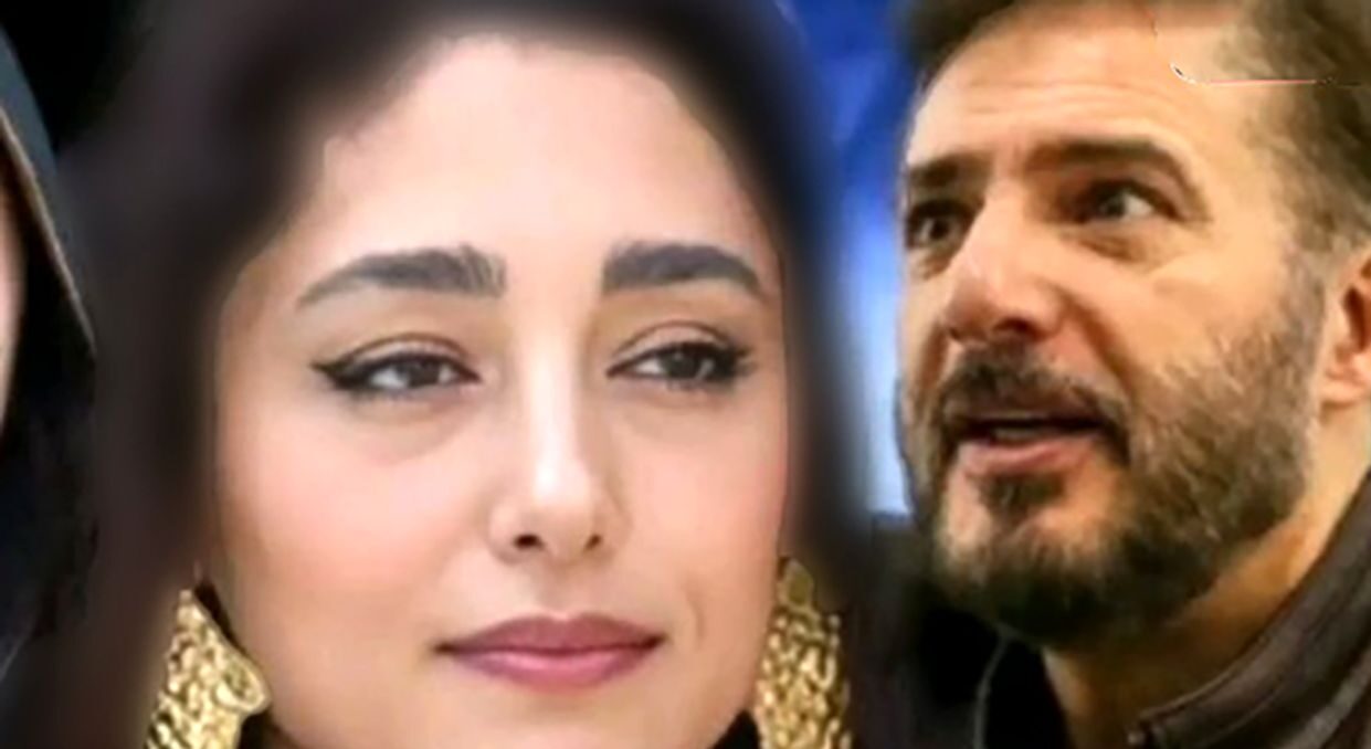 فیلم عکس های لختی گلشیفته فراهانی و  اظهار نظر سید جواد هاشمی ! / چشمهایش را ندیدید !
