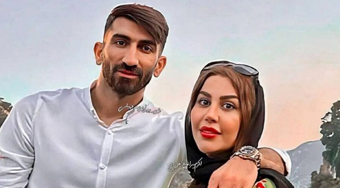 دلبری و عاشقانه جدید اکرم بانو و علیرضا بیرانوند + فیلم