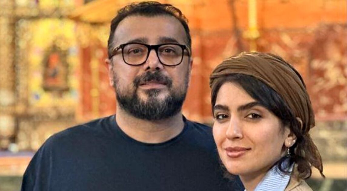 فیلم حضور بازیگران  زن و مرد در پاگشای مونا کرمی نوعروس سینمای ایران ! / کل کشیدن این خانم بازیگر حماسه ساز شد