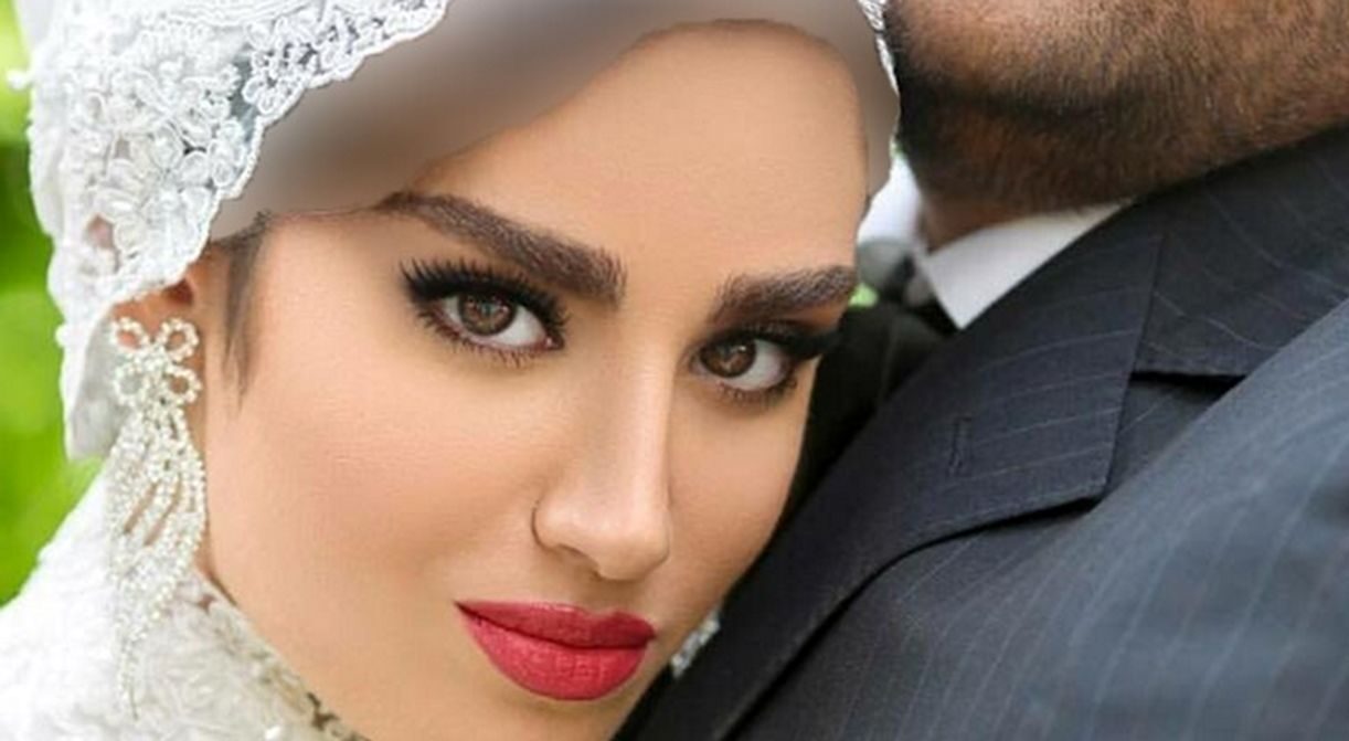 نگاهی به لباس عقد جذاب و حاص  هانیه غلامی / عکس شوهر خوش هیکل و جذابش!