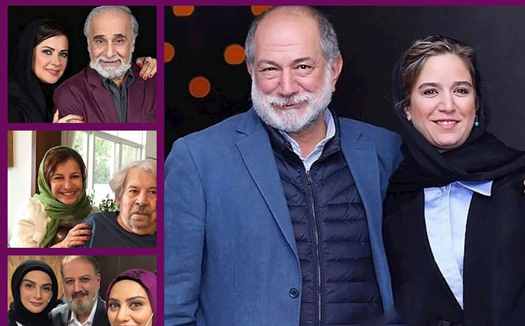 فیلم جذاب پدر و دخترای سینمای ایران / از شایق و گلشیفته تا مونا و مارال !