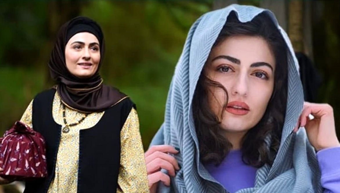 عکس‌های زیبایی «انیس» در پشت صحنه سریال سوجان ! / انیس کنار خان و خندان !